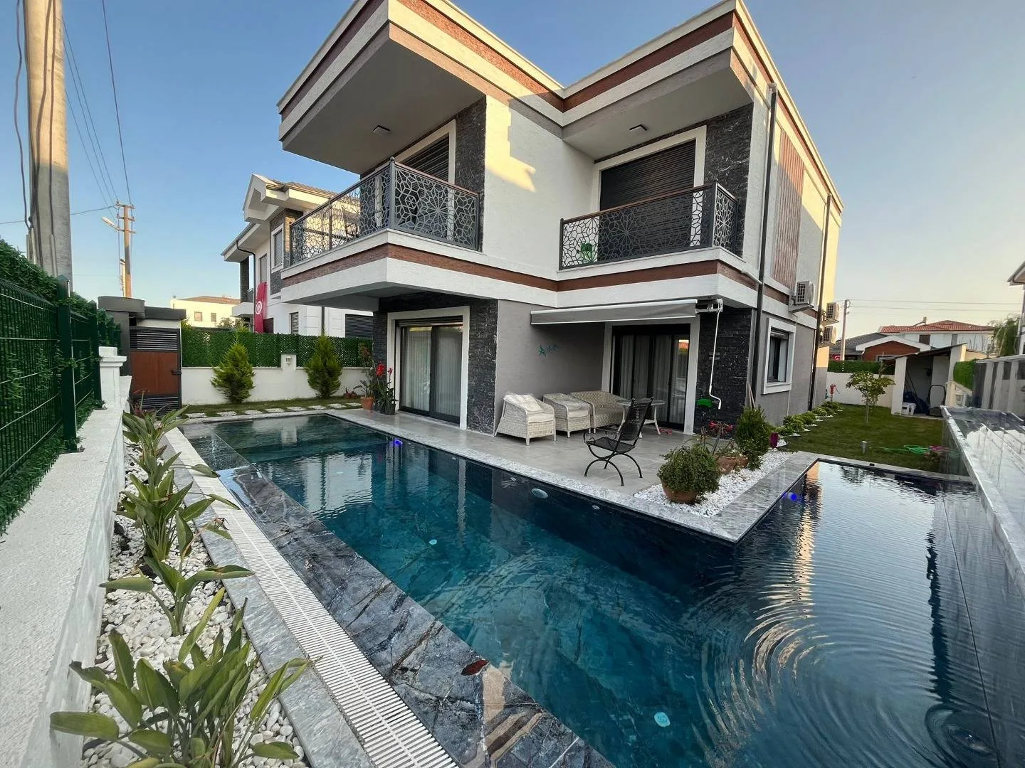 Dalaman Ege'de Geniş Ailelere Uygun, Özel Havuzlu, 4+1 Villa 45745